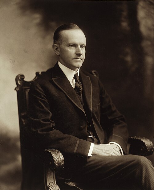 Portrait of Calvin Coolidge
