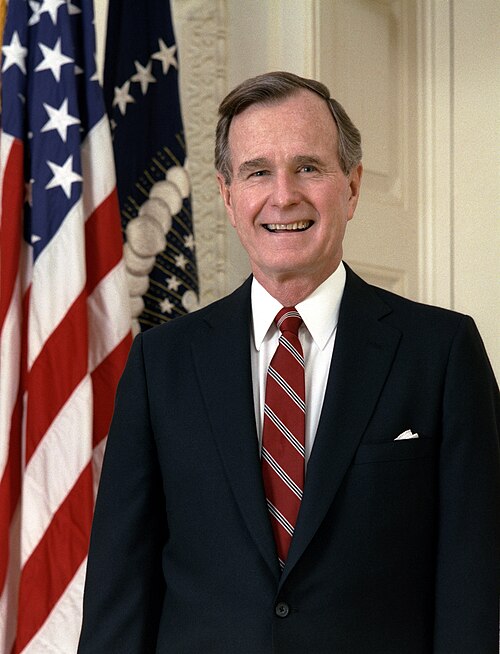 Portrait of George H.W. Bush